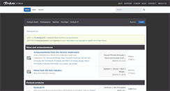 Desktop Screenshot of forum.fontlab.com